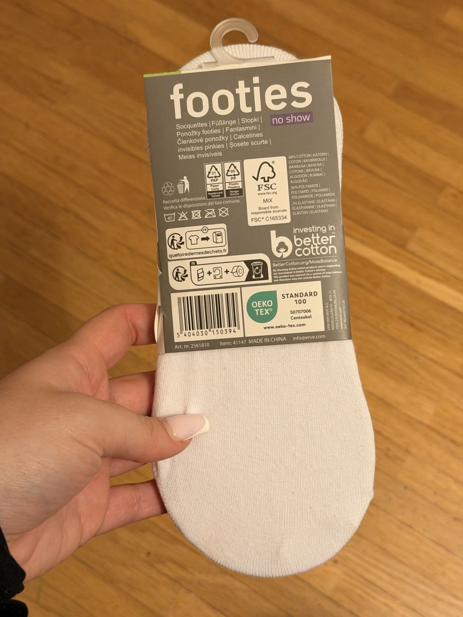 Calze: 2 paires de chaussettes blanches – Nuovo e nell'imballaggio originale da Le Lignon venduto da Ana2831 1