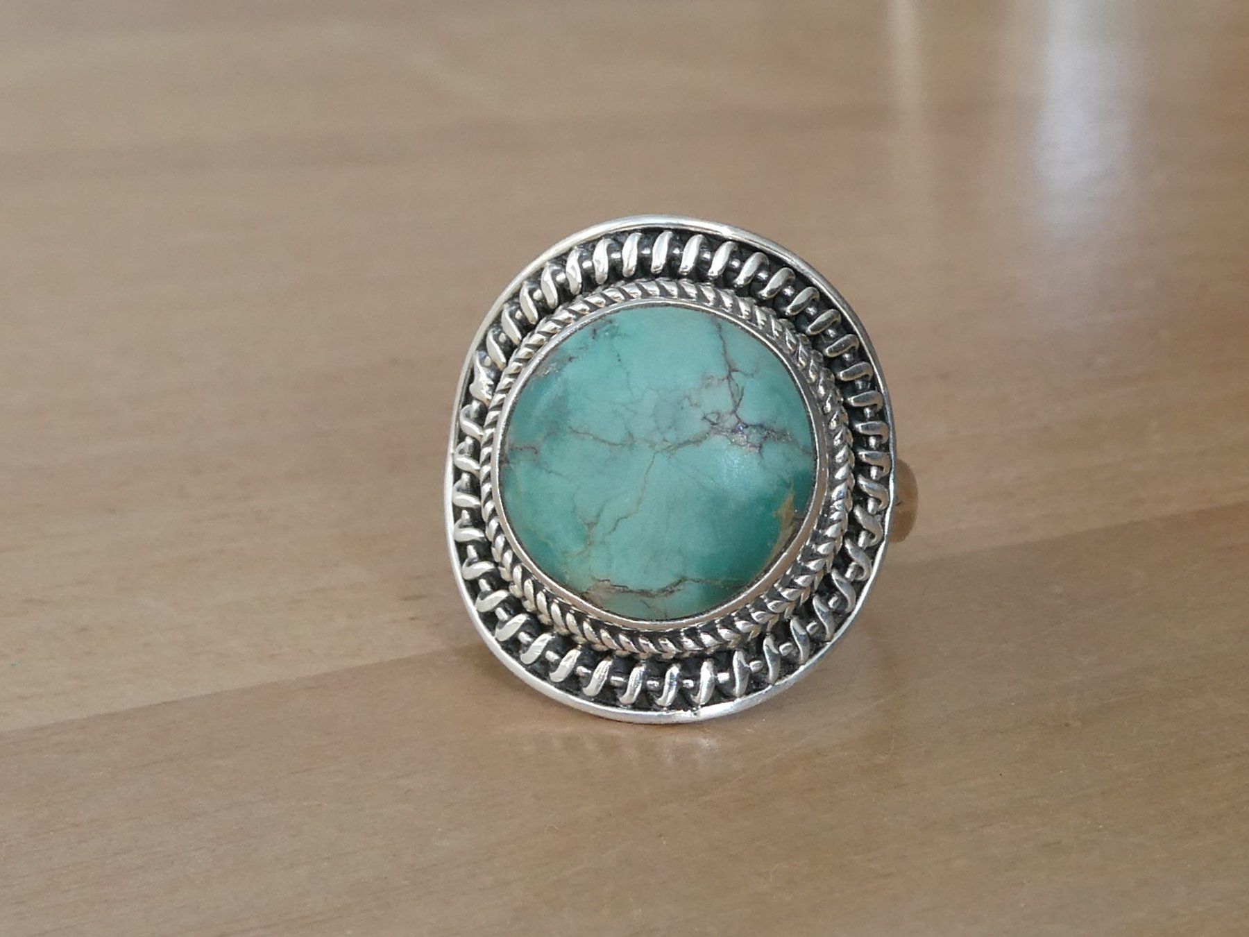 Ringe: Silberring 925 mit blau grünem Türks – Gebraucht aus Beromünster von legolas_mt-gd 2