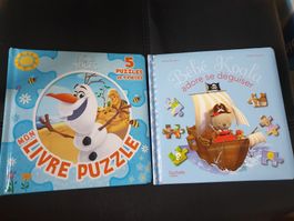 2 livres Puzzles pour enfant