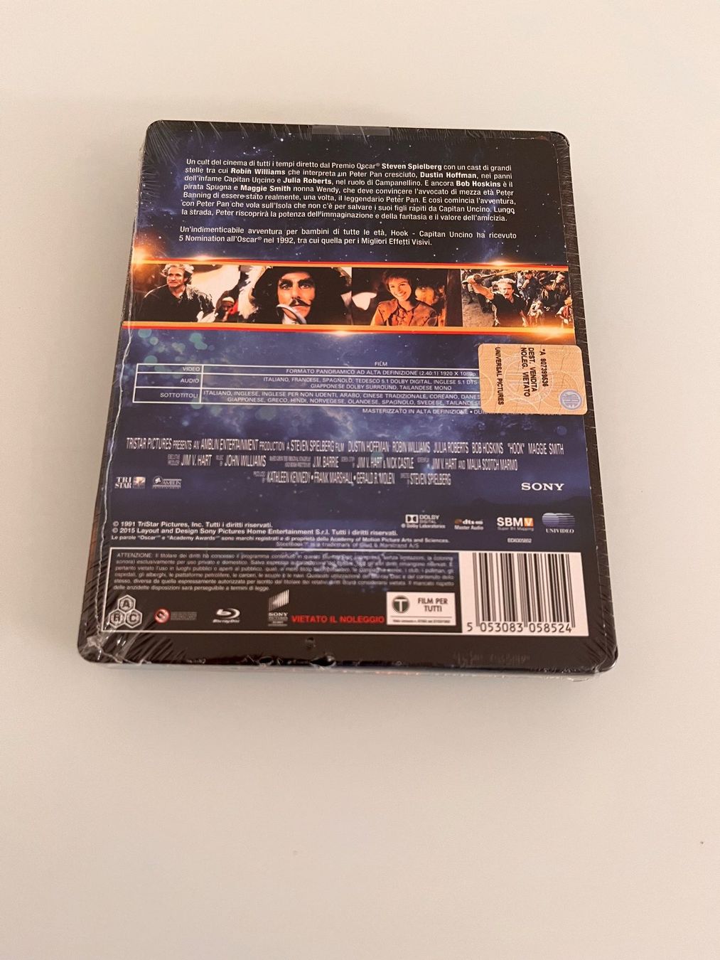 Hook (Blu-Ray Disc - Steelbook) (Nuovo e nell'imballaggio originale) a ...