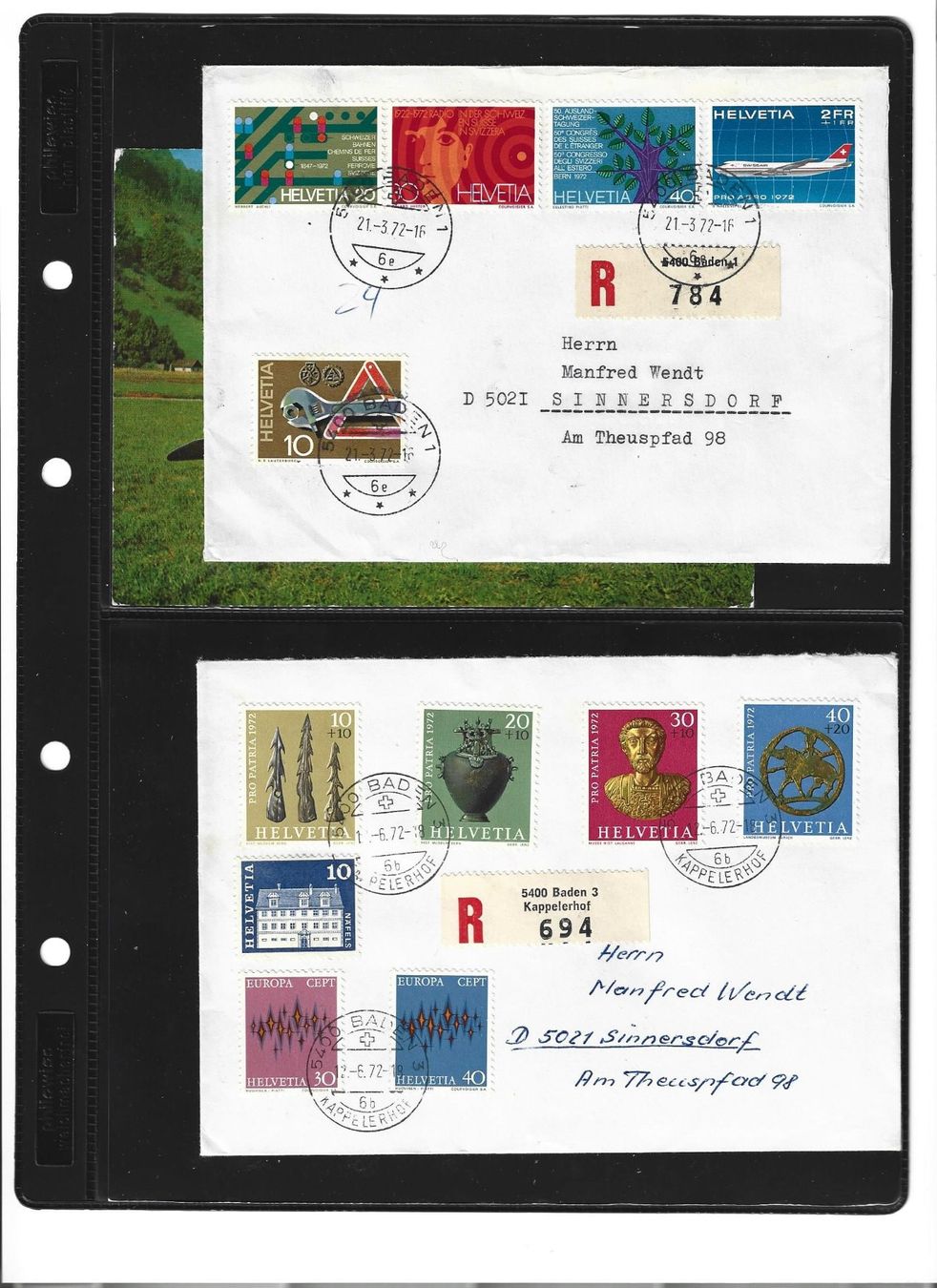 Tutti i francobolli: 10 lettres 10 Buchstaben – Usato da Delemont venduto da toutdubon11 2