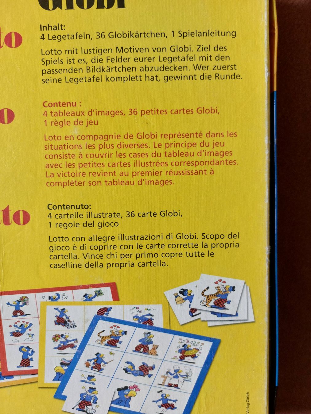 Spiele: Globi Lotto – Gebraucht aus Unterseen von Ruia3333 1