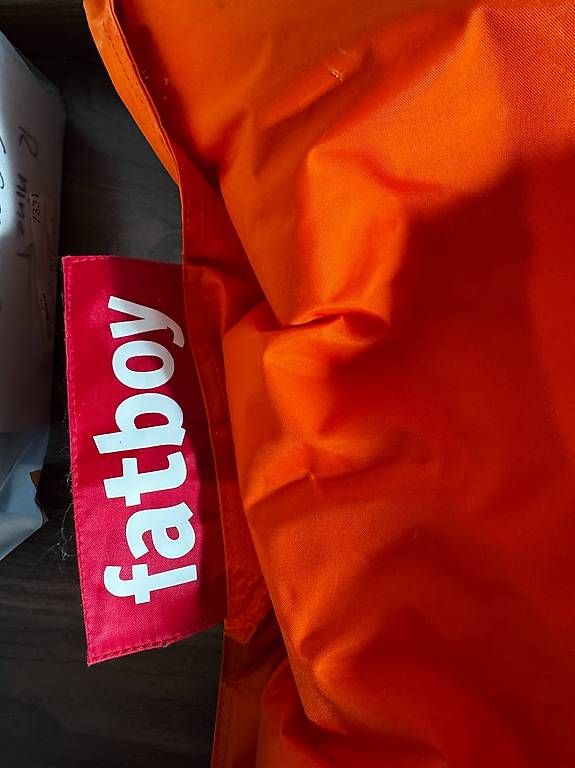 Sessel: Fatboy Original Slim Sitzsack  Orange – Gebraucht aus Abtwil AG von Golden9 1