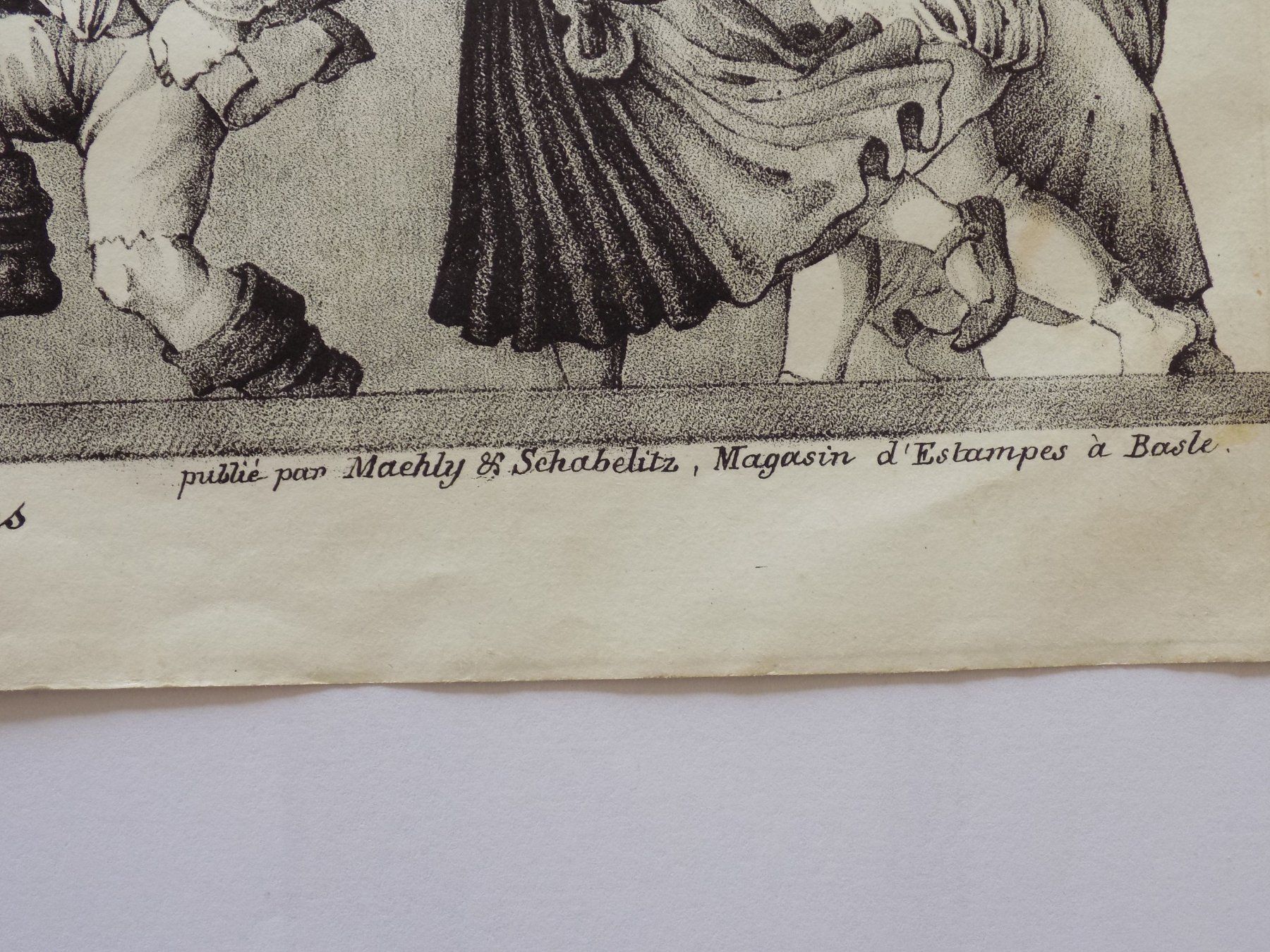 Incisioni: Bauerntanz nach Holbein – Usato da Risch venduto da Rischli15 3