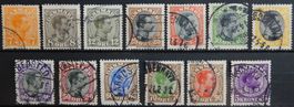 Dänemark Kat. 97-109 gest. 1918/20 Kat. 98 Euro