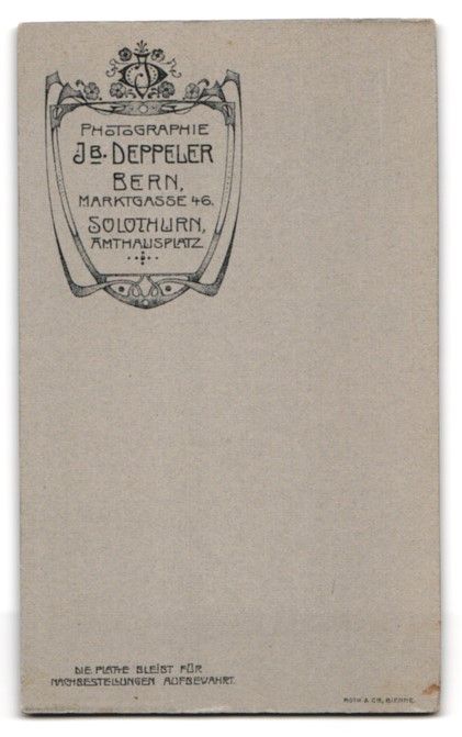 Fotografie &  Plakate: Fotografie JB. Deppeler, Bern, Marktgass – Gebraucht aus Berlin von bartko-reher 1