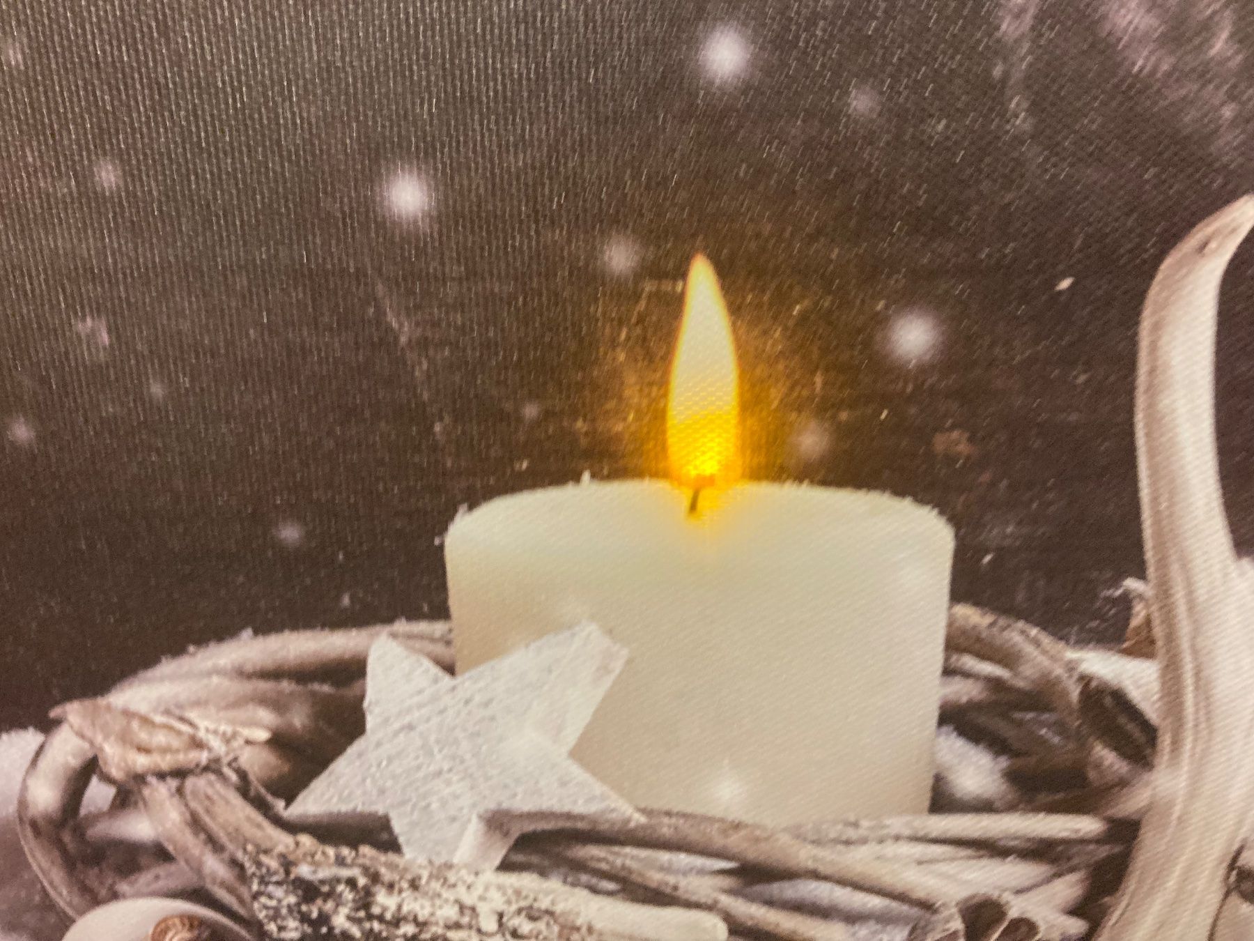 Tutte le decorazioni: LED Bild " Merry Christmas " mit Timerfunktion, ca. 40x30cm – Nuovo e nell'imballaggio originale da Neuenhof venduto da jorogo 3