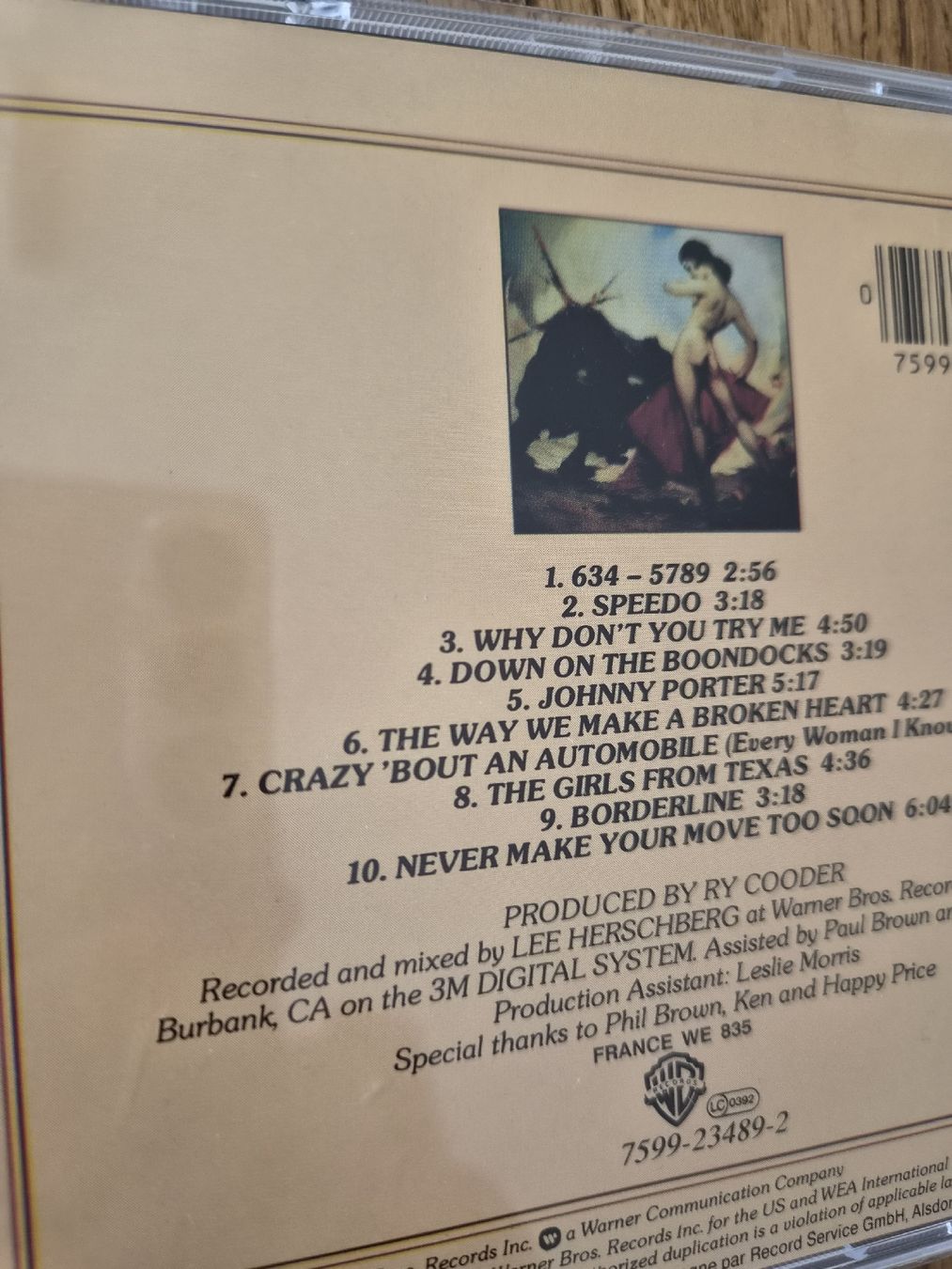 CDs: RY COODER BORDERLINE – Gebraucht aus Zofingen von Tinpan 2