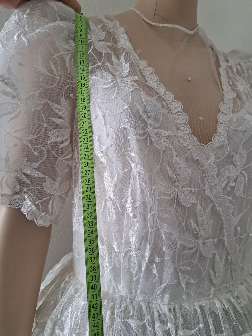 Vestiti: Wunderschönes Hochzeitskleid, Gr.ca 38 – Usato da Burgdorf venduto da Mikado019 3