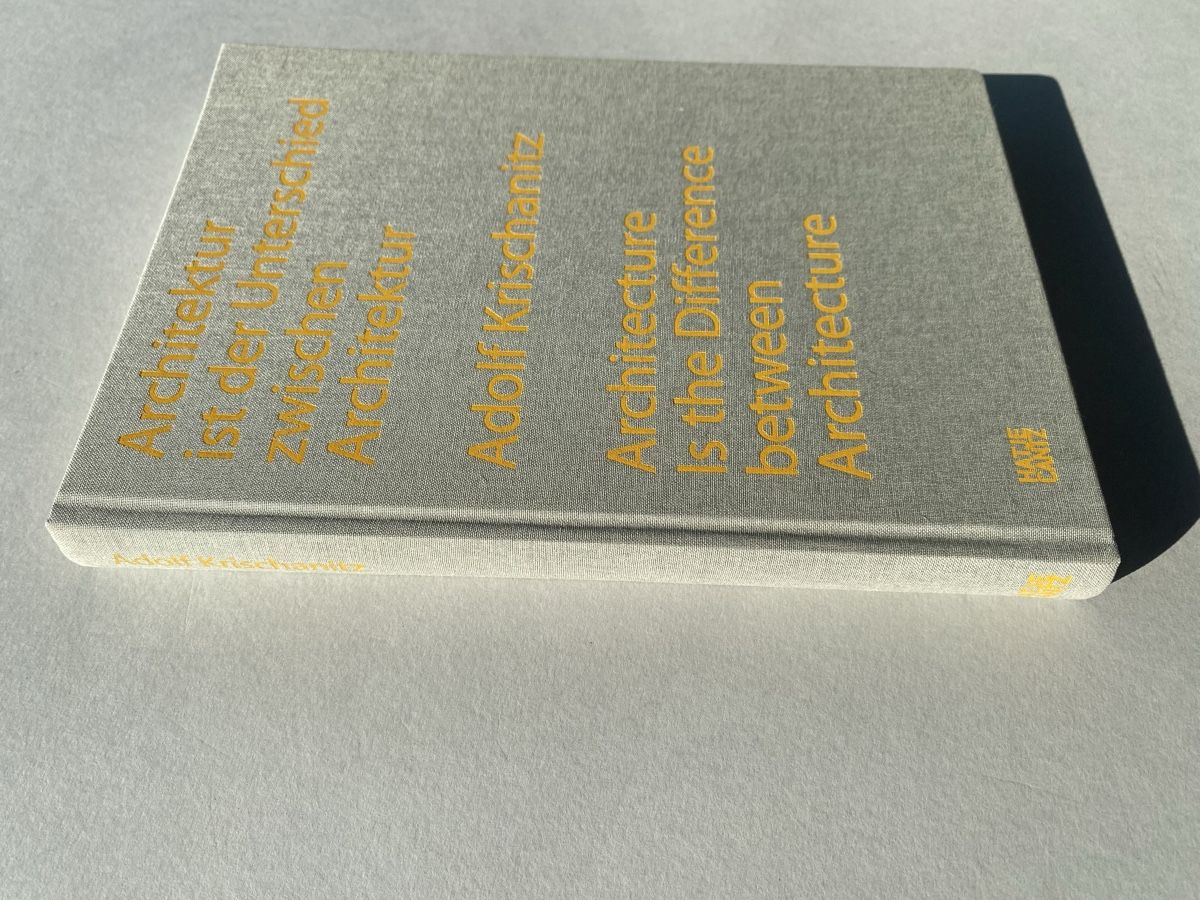 Libri: Adolf Krischanitz Architecture Book, Marcel Meili – Nuovo (secondo la descrizione) da Zürich venduto da lesgarcons 5