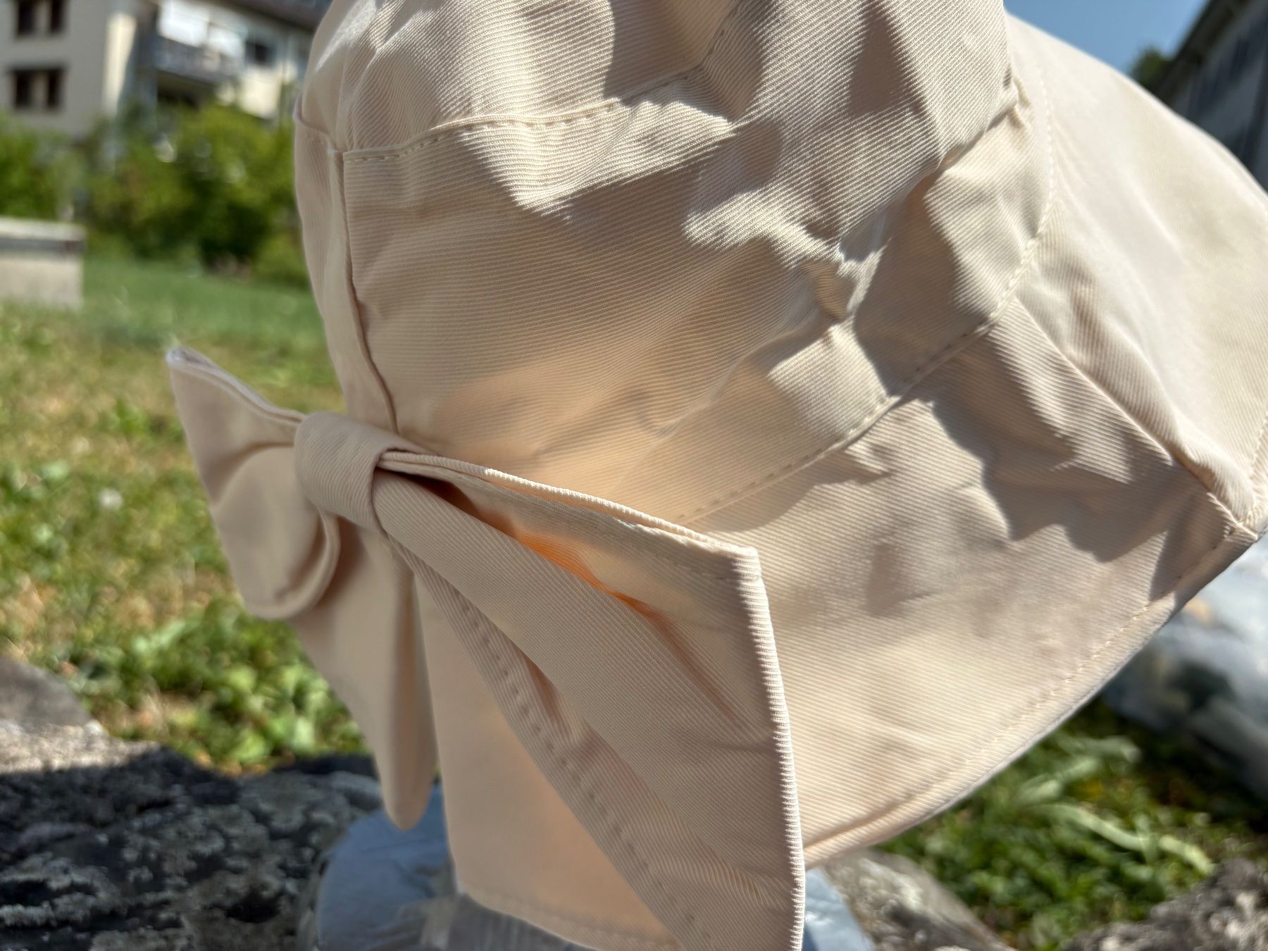 Hüte, Mützen & Caps: Toller Sonnenhut mit Schleife schwarz oder beige Fischerhut – Neu und originalverpackt aus Zürich von venusandmars 5
