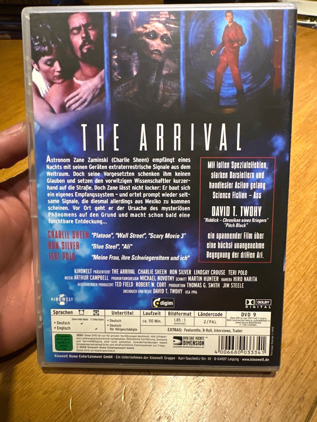 Tutti i DVDs: The Arrival DVD, Charlie Sheen – Usato da Benken ZH venduto da Audi-erich 1