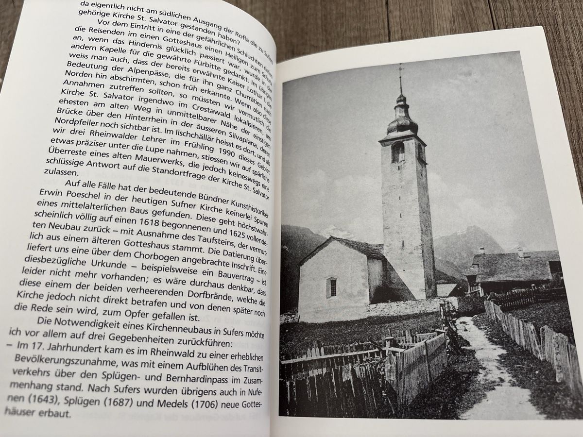 Libri: SUFERS, DAS ÄLTESTE DORF IM RHEINWALD – Nuovo (secondo la descrizione) da Schaffhausen venduto da Reporter 4