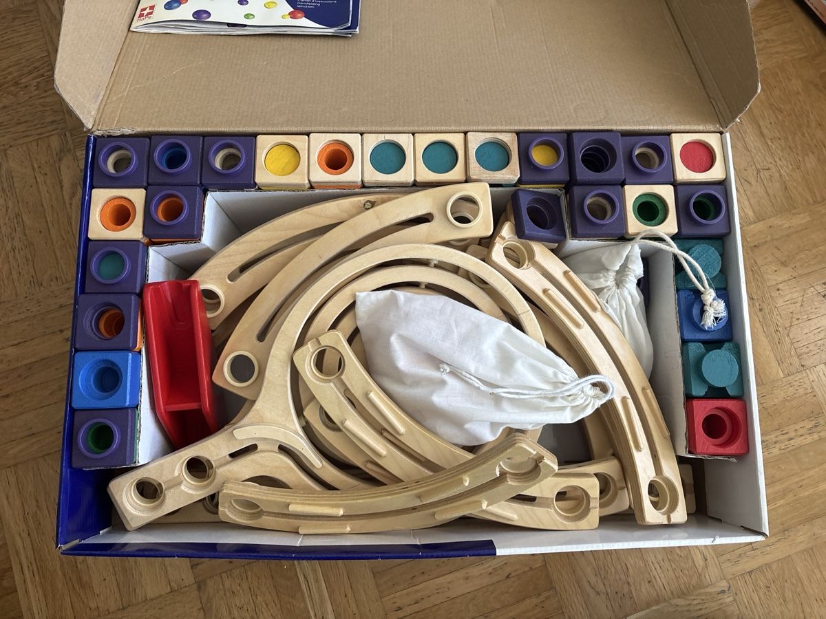 Quadrilla Spielzeuge: Quadilla Kugelbahn Twist & Rail - Bausatz für Kinder – Gebraucht aus Bremgarten b. Bern von shana3047 1