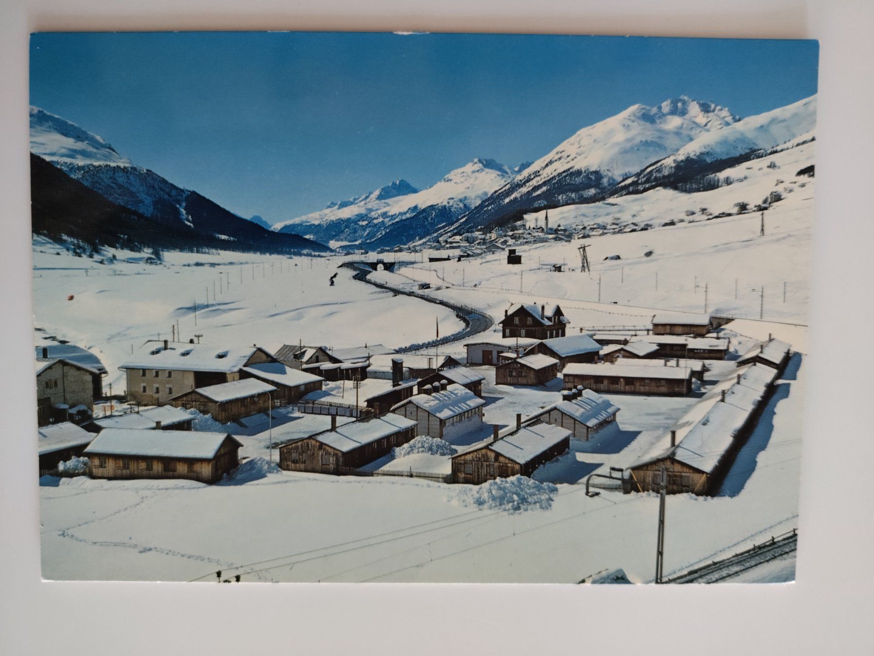 Cartoline postali: S-chanf Engadin Flablager gelaufen – Usato da Ohmstal venduto da Lebensfreude05