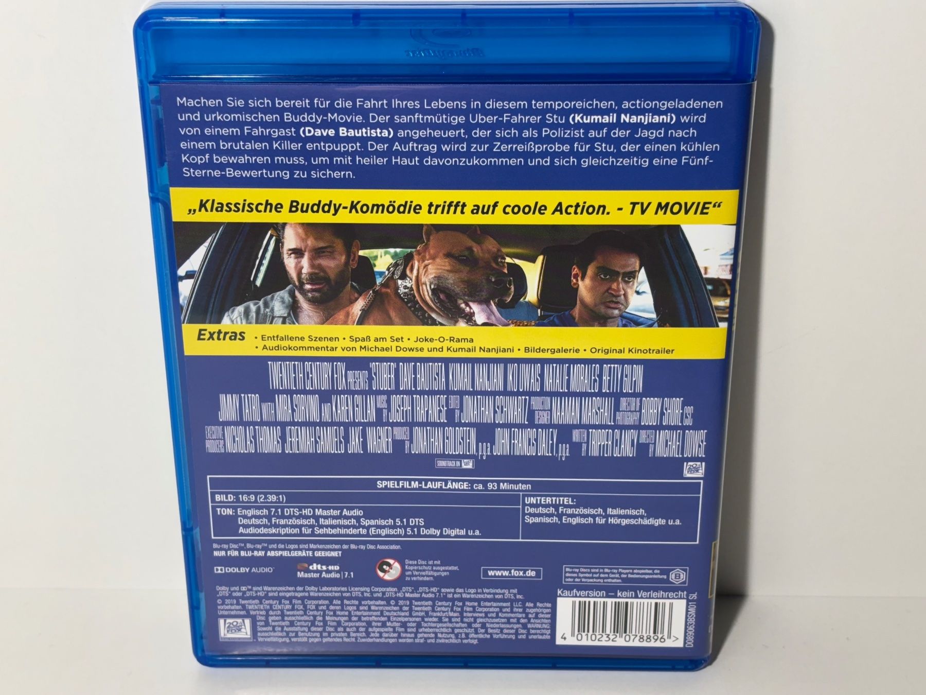 Tutti i DVDs: Stuber - 5 Sterne Undercover Blu Ray – Usato da Wilderswil venduto da Sstriker 1
