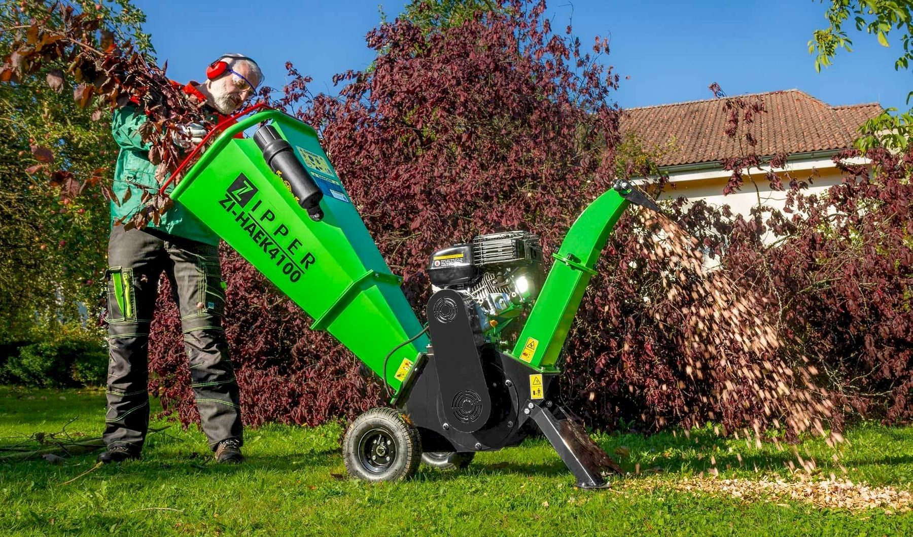 Gartenhäcksler: Zipper Benzin Häcksler ZI-HAEK4100 – Neu und originalverpackt aus Bottighofen von zaap 4