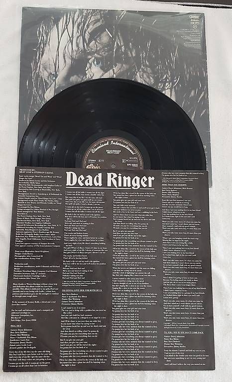 Vinyles: MEAT LOAF- Dead Ringer (1981) LP – D'occasion à NENDELN par Vinylandmote 1