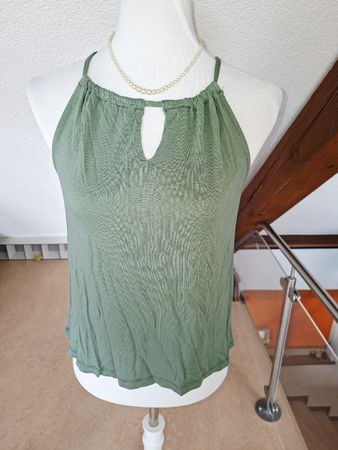 Sommertop Lascana Gr. 36/38 Olivgrün