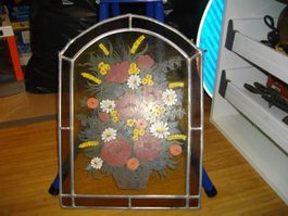 Schönes Fensterbild aus Zinn