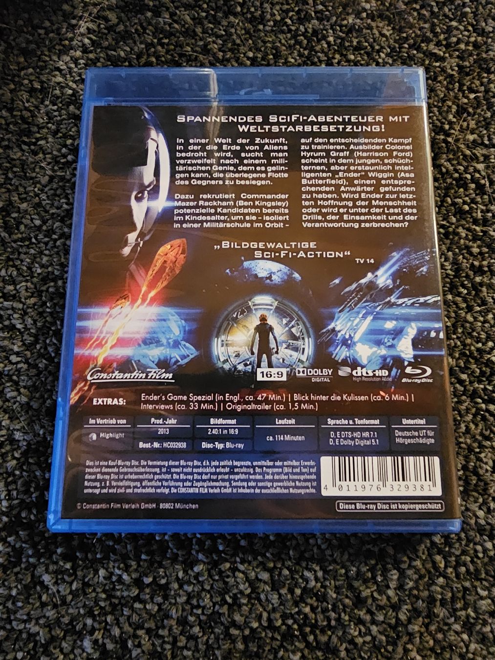 Tutti i DVDs: Ender's Game - Das grosse Spiel, Blu-ray – Usato da Ruswil venduto da jan_bxl5 1