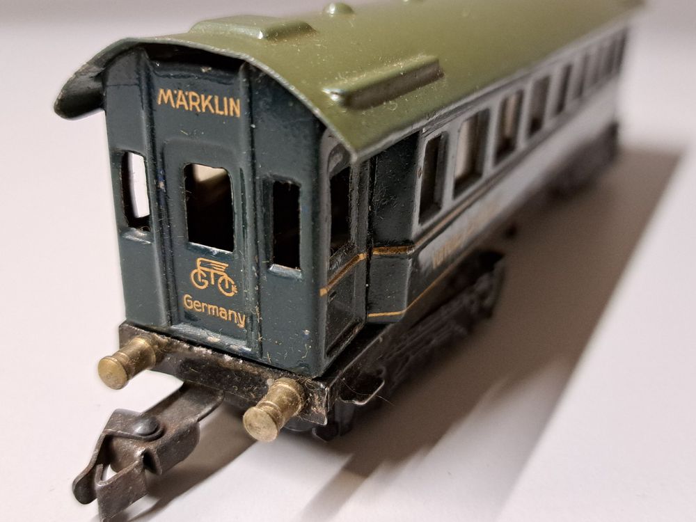 ur-uralter Personenwagen Märklin Metall dunkelblau (Gebraucht) in ...