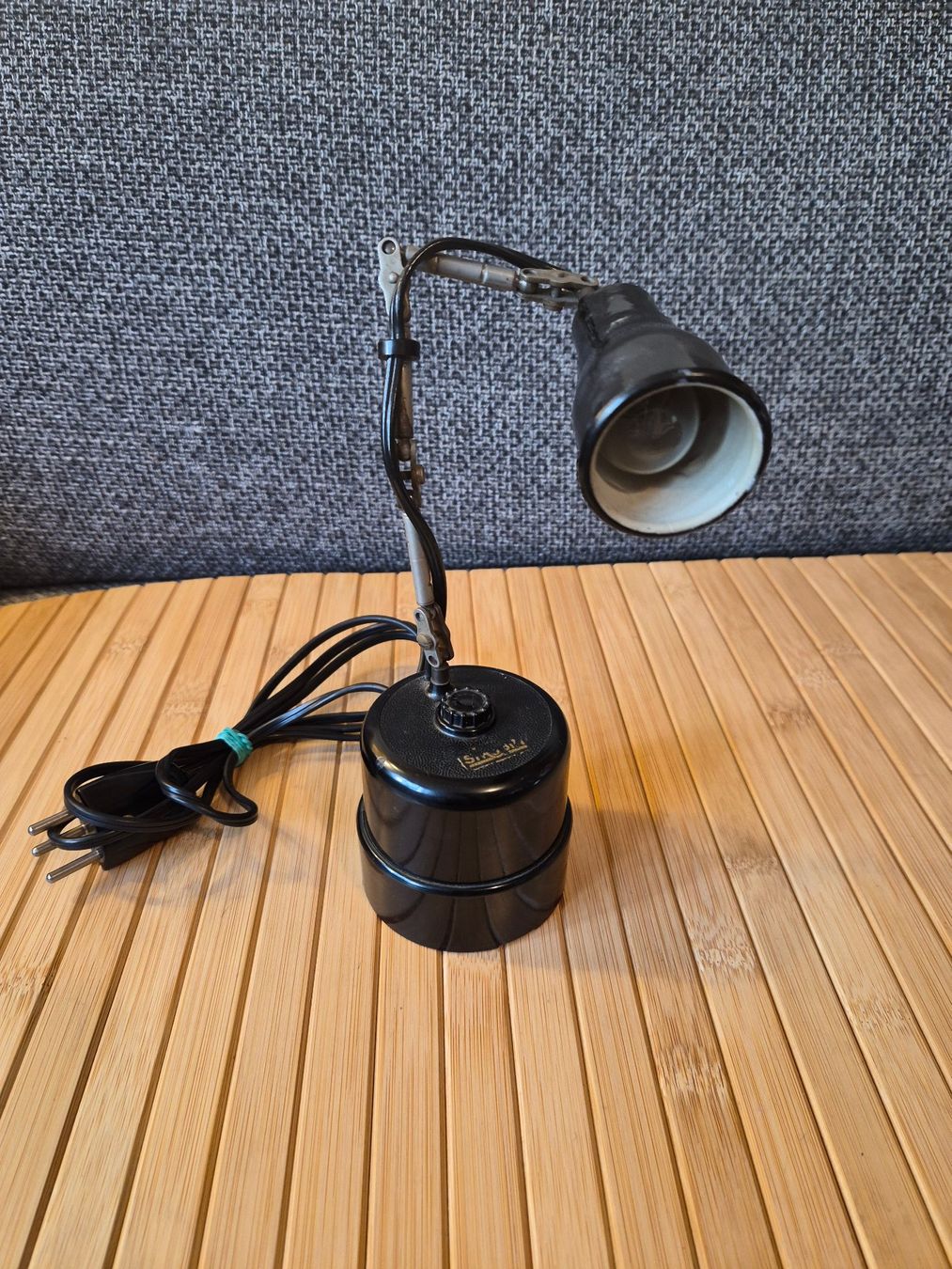Lampade: Goldschmiede Lampe mit flexiblem Arm – Usato da Basel venduto da Kurioses 1