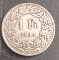 Schweizer Münze 1 Franken 1914