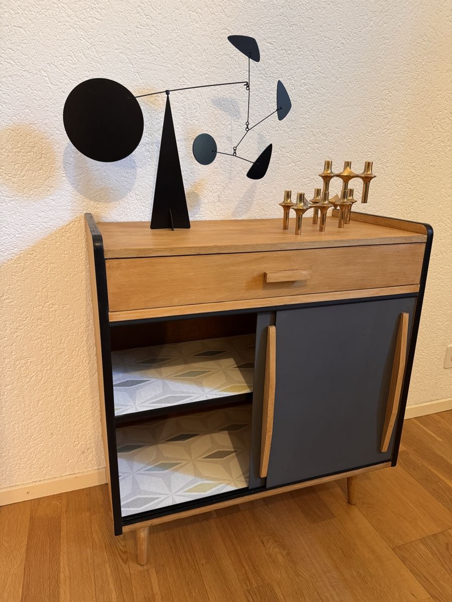 Cassettiere: Meuble commode vintage en bois – Usato da Romont / BE venduto da kotao 1
