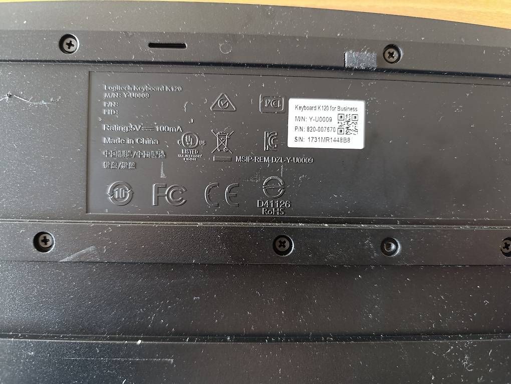 Logitech Tastiere: Clavier Logitech K120 – Usato da Fribourg venduto da rei_w2g2 1