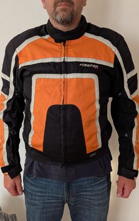 Firefox SP Motorradjacke Grösse L, Orange/Schwarz