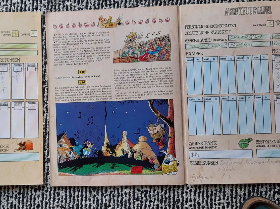 Comics: Zwei seltene Comic Hefte Asterix Abenteuerspiele – Gebraucht aus Heimberg von Flipperio 2