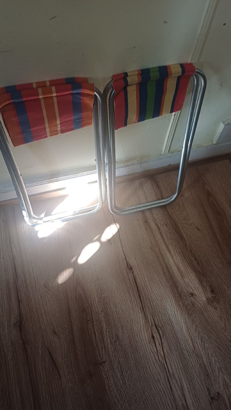 Sedie: 2 Camping Stühle 70 er  – Usato da Flawil venduto da Naphtali 5