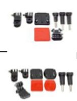 GoPro Zubehör Set Halterung Helm Kleber neu