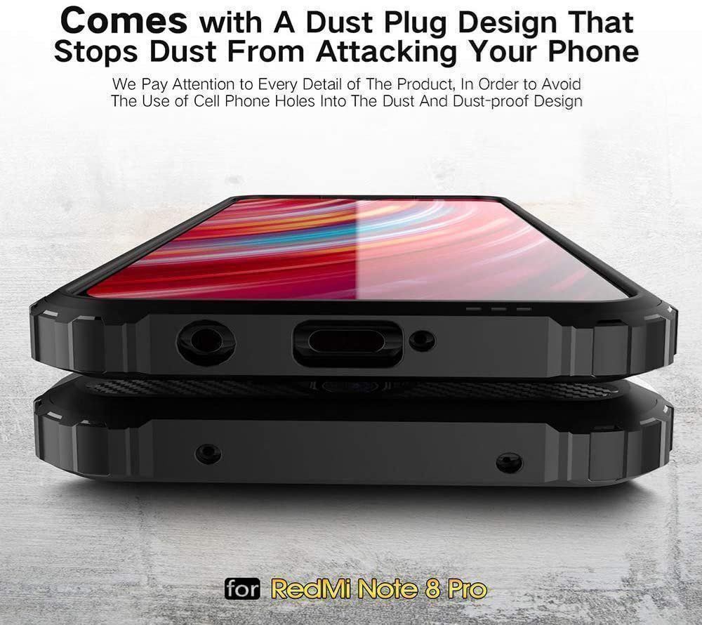Cover & Protezioni schermo: Xiaomi Redmi Note 8 Pro Hülle Etui Case Cover Coque ROBUST – Nuovo e nell'imballaggio originale da Volketswil venduto da coverandmore 3