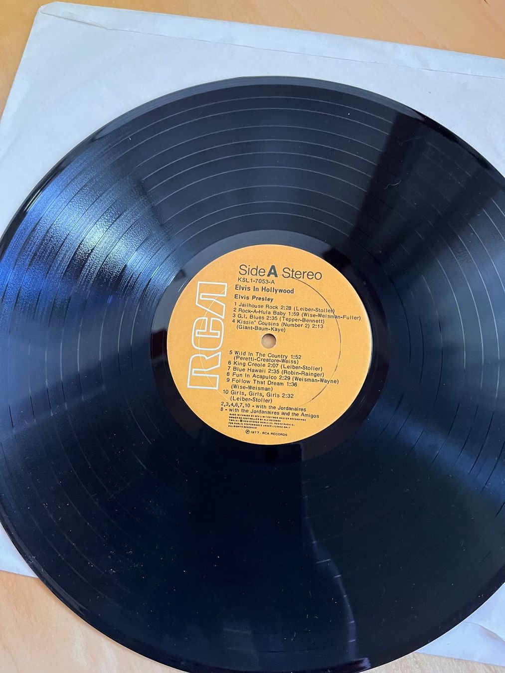 Schallplatten: Elvis in Hollywood, Schallplatte – Gebraucht aus Rüdlingen von Timber_11 2