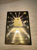 Pikachu Card metal 25th Celebrations English