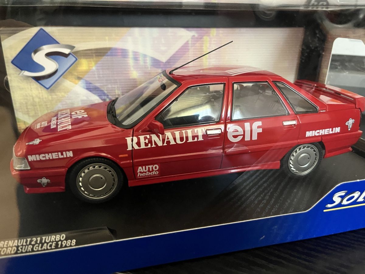 Renault Modellini d'auto: Renault 21 Turbo. 1:18 – Nuovo e nell'imballaggio originale da Rümlang venduto da Papamoll4 6