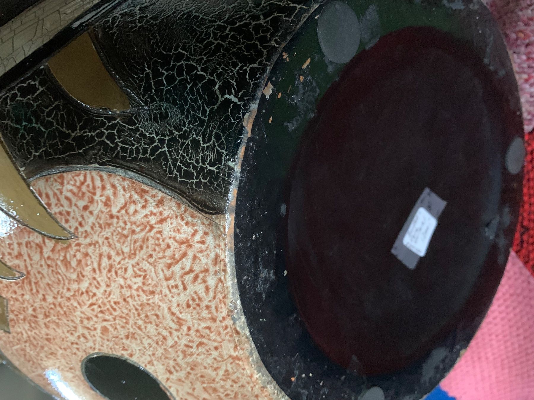Vasen & Gefässe: Bodenvase mit Schachbrettmuster Unikat – Gebraucht aus Wolfhalden von SecondAntique 7
