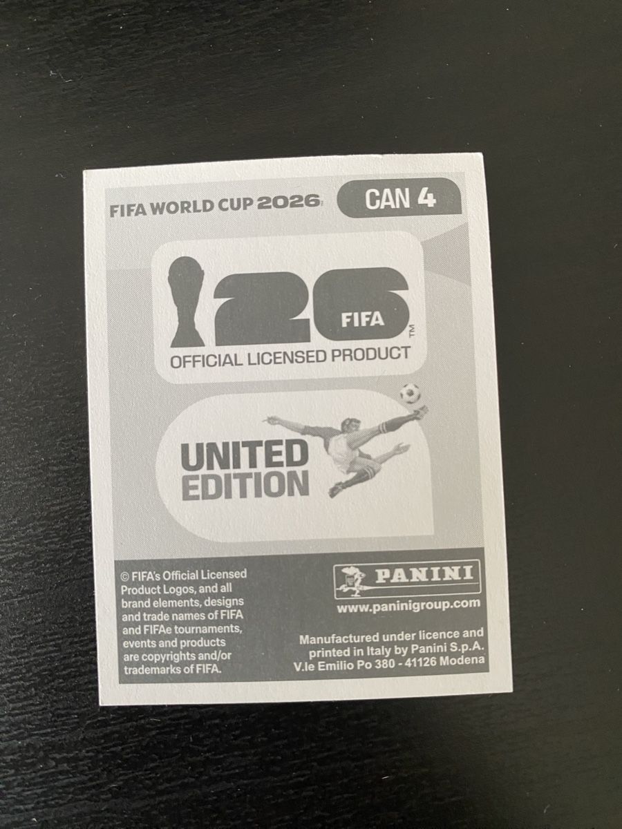 Sticker: Panini Sticker 2026 - CAN 4 – Nuovo (secondo la descrizione) da Luzern venduto da AndySang11 1