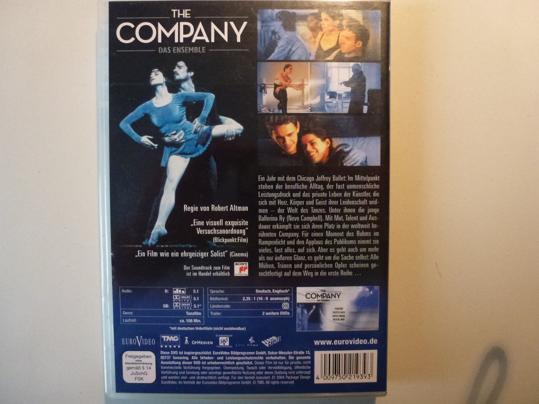 Tutti i DVDs: The Company - Das Ensemble (DVD) – Nuovo (secondo la descrizione) da Bern venduto da Frebo 1