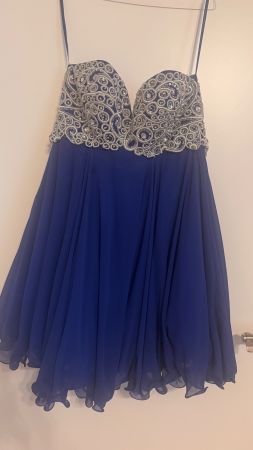 Fiesta Royal Blue Cocktail Dress, Size S, Homecoming!