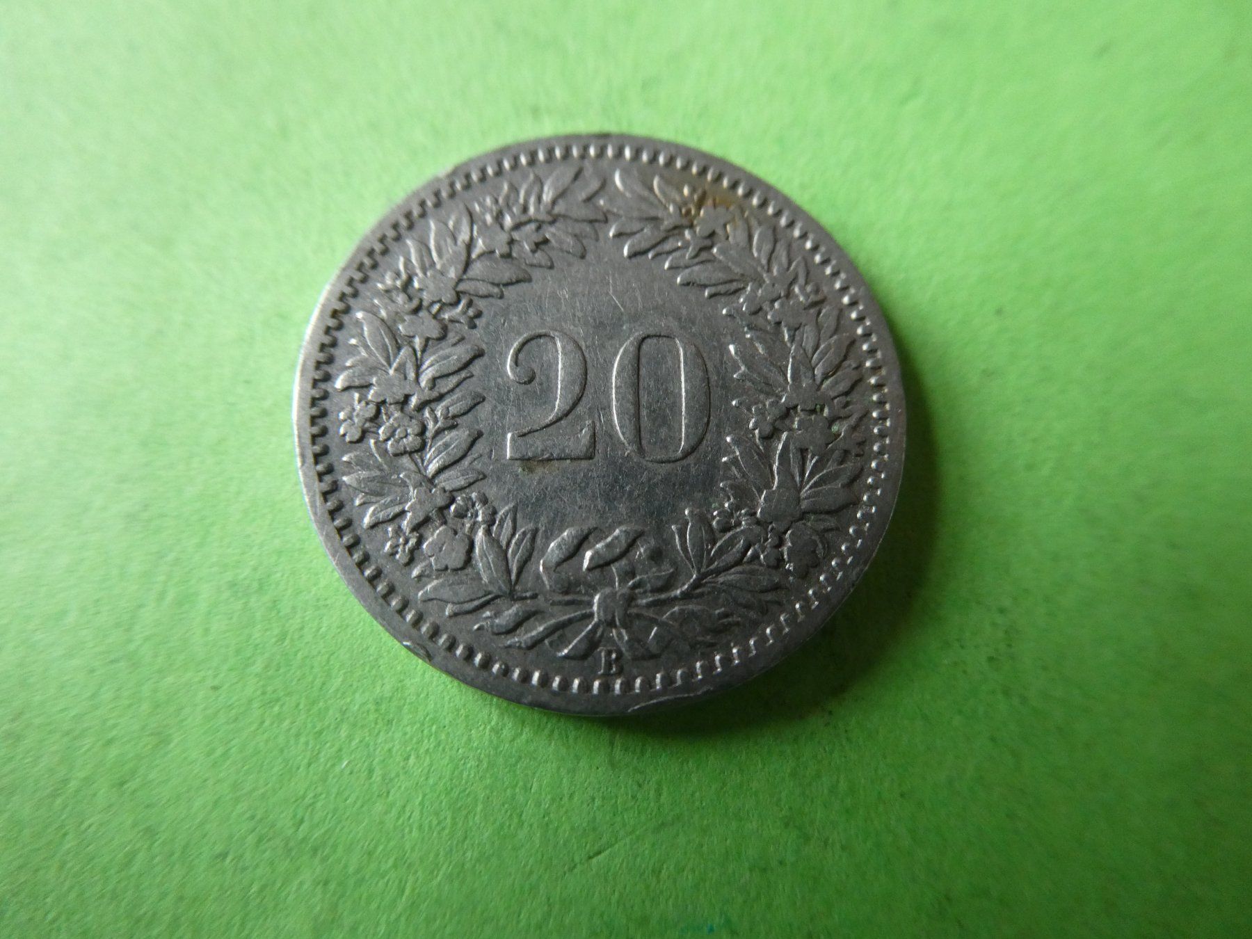 Toutes les monnaies: Schweiz 1884,  20 Rappen – D'occasion à Hinterforst par Rohusri 1