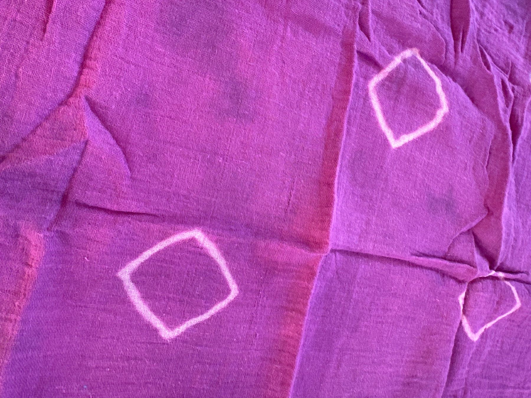 Foulard & Sciarpe: Batikschal mit Muster, Baumwolle – Usato da Schöfflisdorf venduto da sonjastarfish 1