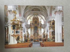 Sarnen Innenansicht Pfarrkirche St.Peter und Paul frankiert