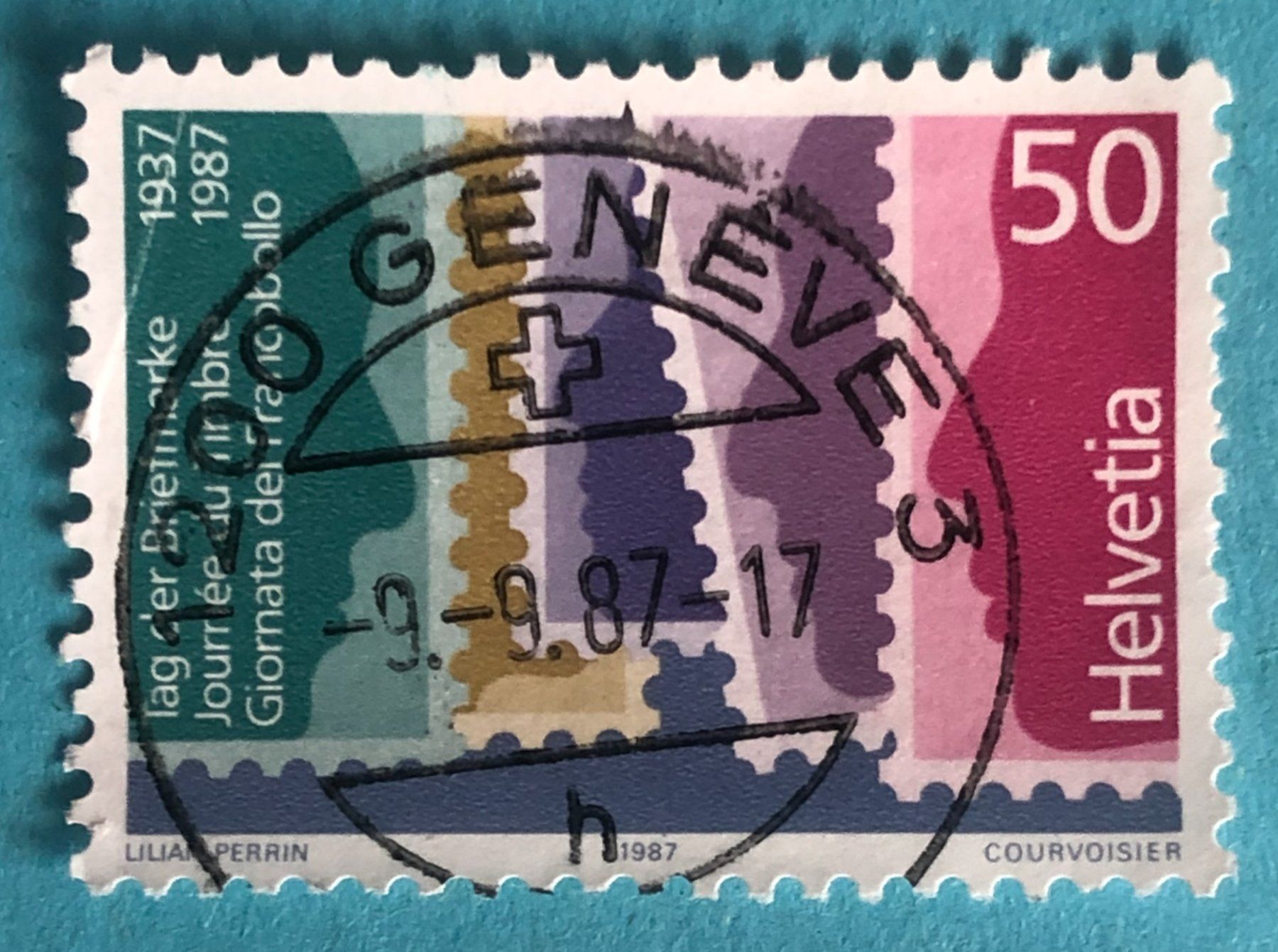 Alle Briefmarken: Nr.751 mit Vollstempel Geneve – Gebraucht aus Aarau von Billa007
