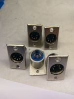 5Pol XLR Einbaustecker (*67)