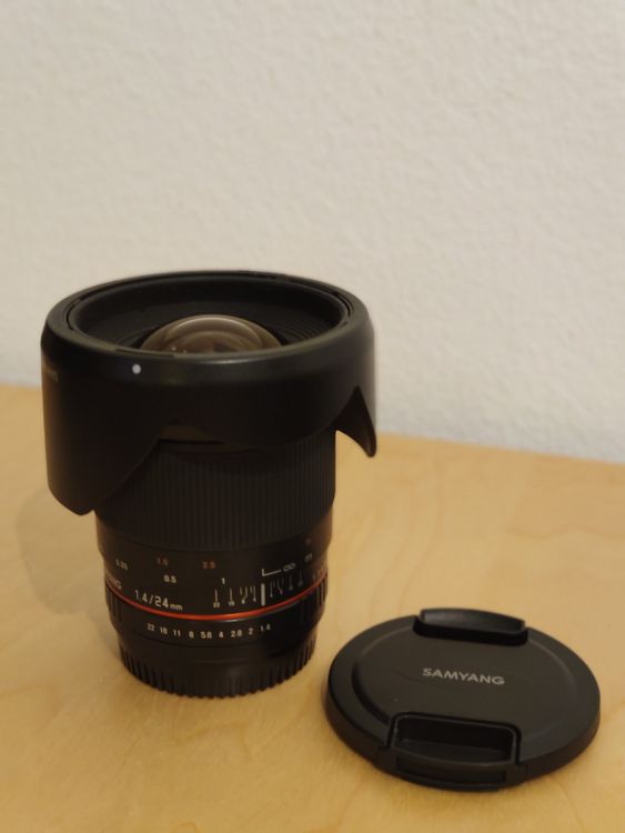 Objectif Samyang 24mm T 1.5 ED AS IF UMC Cine - Monture EF - Occasion