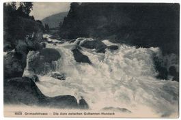 Aare zwischen Guttannen-Handeck, Lichtbild, um 1935