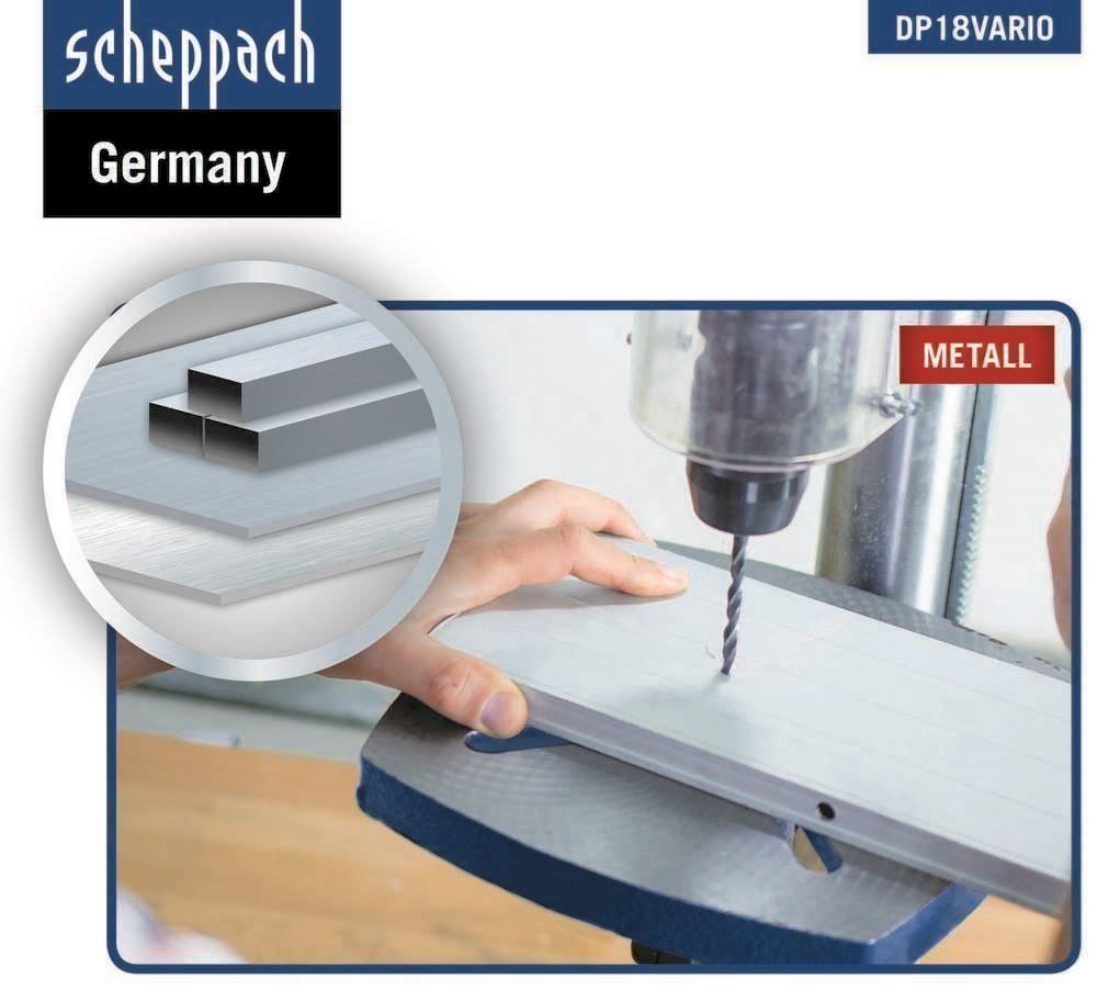 Scheppach Trapani: Scheppach Bohrmaschine DP18VARIO – Nuovo e nell'imballaggio originale da Bottighofen venduto da zaap 7